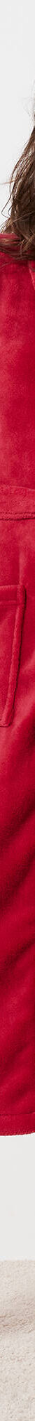 Peignoir polaire toucher peluche manches longues, longueur 115 cm (cerise) Peignoir polaire toucher peluche manches longues, longueur 115 cm (cerise)